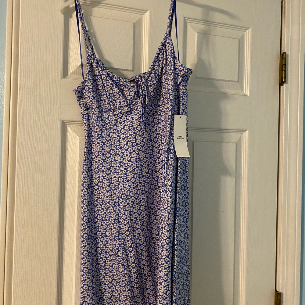Urban outfitters blue and white dress new with tags